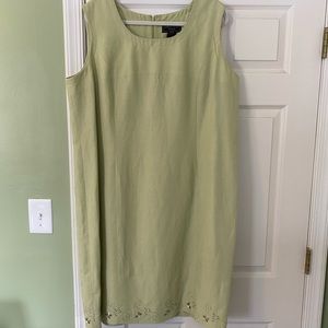 Light Sage Laura Scott Sheath Dress 20W